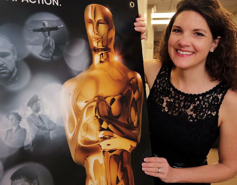 Arkansas Democrat-Gazette/JOHN SYKES JR - HIGH PROFILE VOLUNTEER - Tammy Tebrugge, who, with the Wolfe Street Foundation, is hosting Lights Camera Action, Oscar Awards Gala.