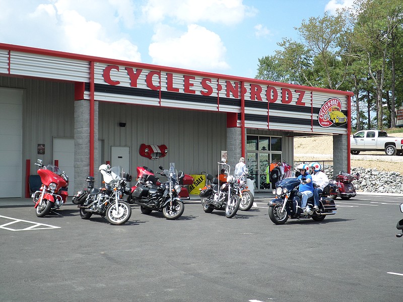 Submitted photo VEHICLES ARE OUR BUSINESS: Stop by Cycles N Rodz, at the corner of Airport Road and the expressway, for help restoring or repairing trucks, motorcycles, cars, etc. Also come by if interested in selling a bike on consignment.