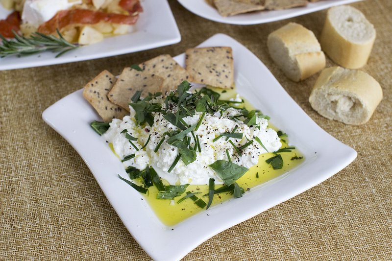 This Jan. 12, 2015 photo shows herb ricotta dip in Concord, N.H. 