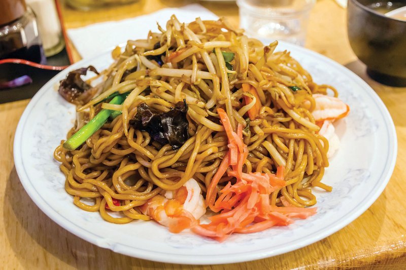 Stir-fried noodles go well with pork, chicken, shrimp or tofu.