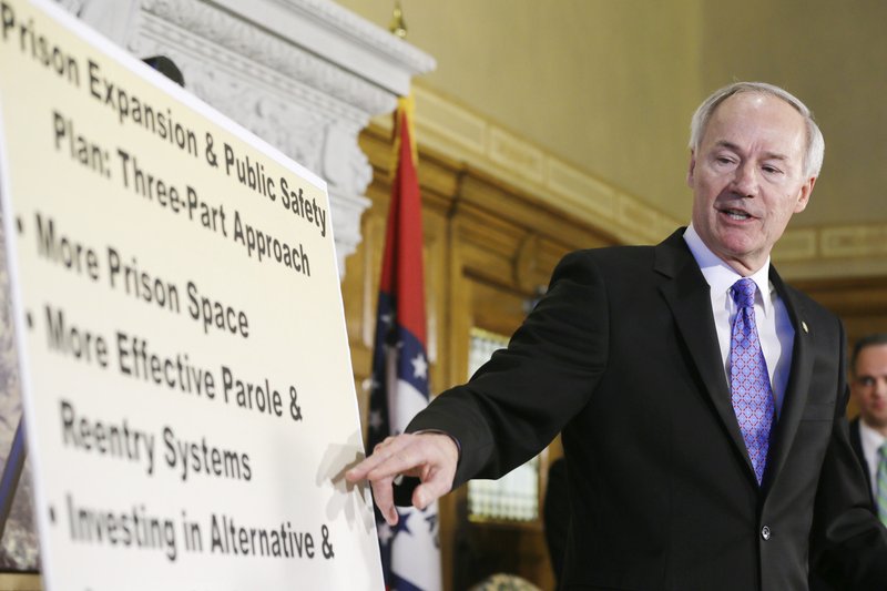 Hutchinson outlines prison solutions