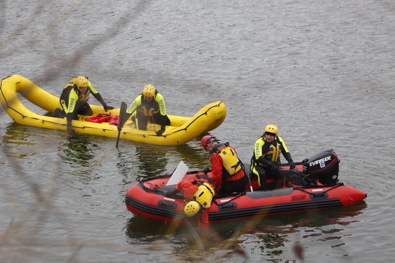 A water rescue Friday morning at Lake Atalanta