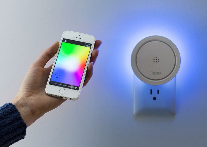 The Leeo is a clever little night light that can detect a smoke alarm or carbon monoxide detector beeping and call a smart phone. 