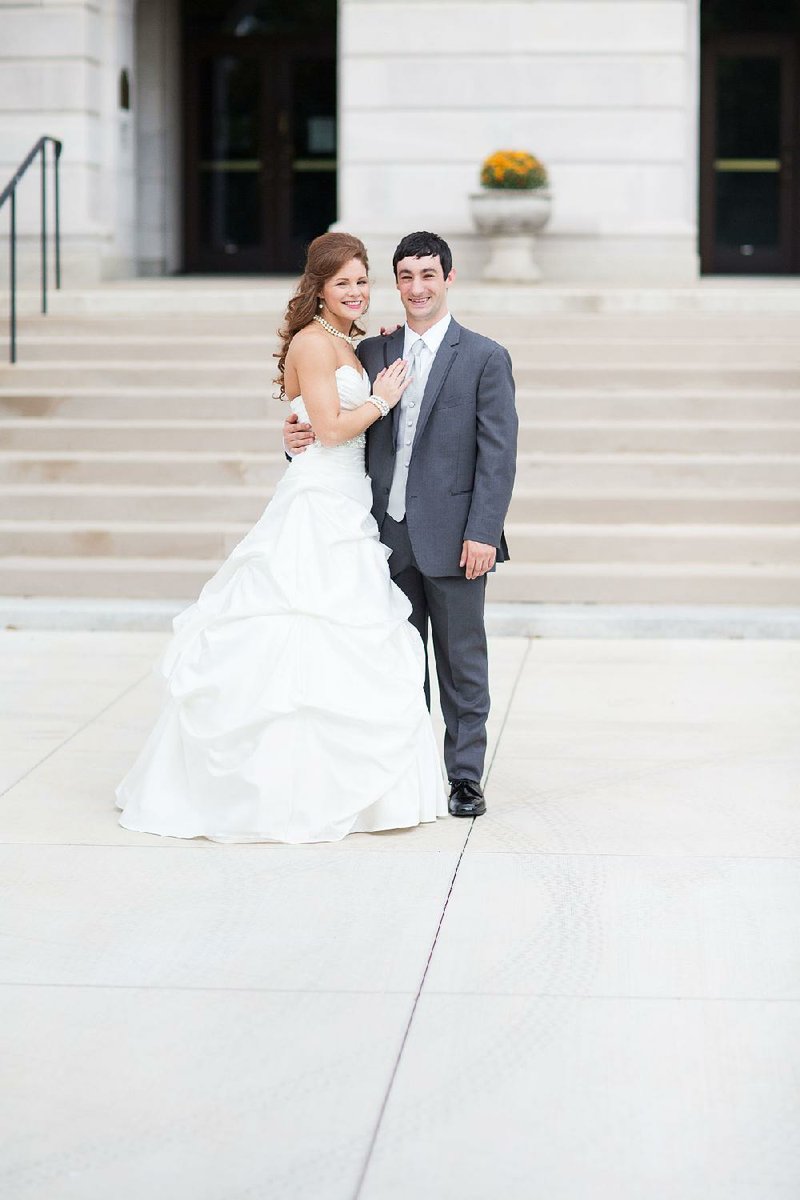 Payton and Will Givens on their wedding day, Sept. 27, 2014 