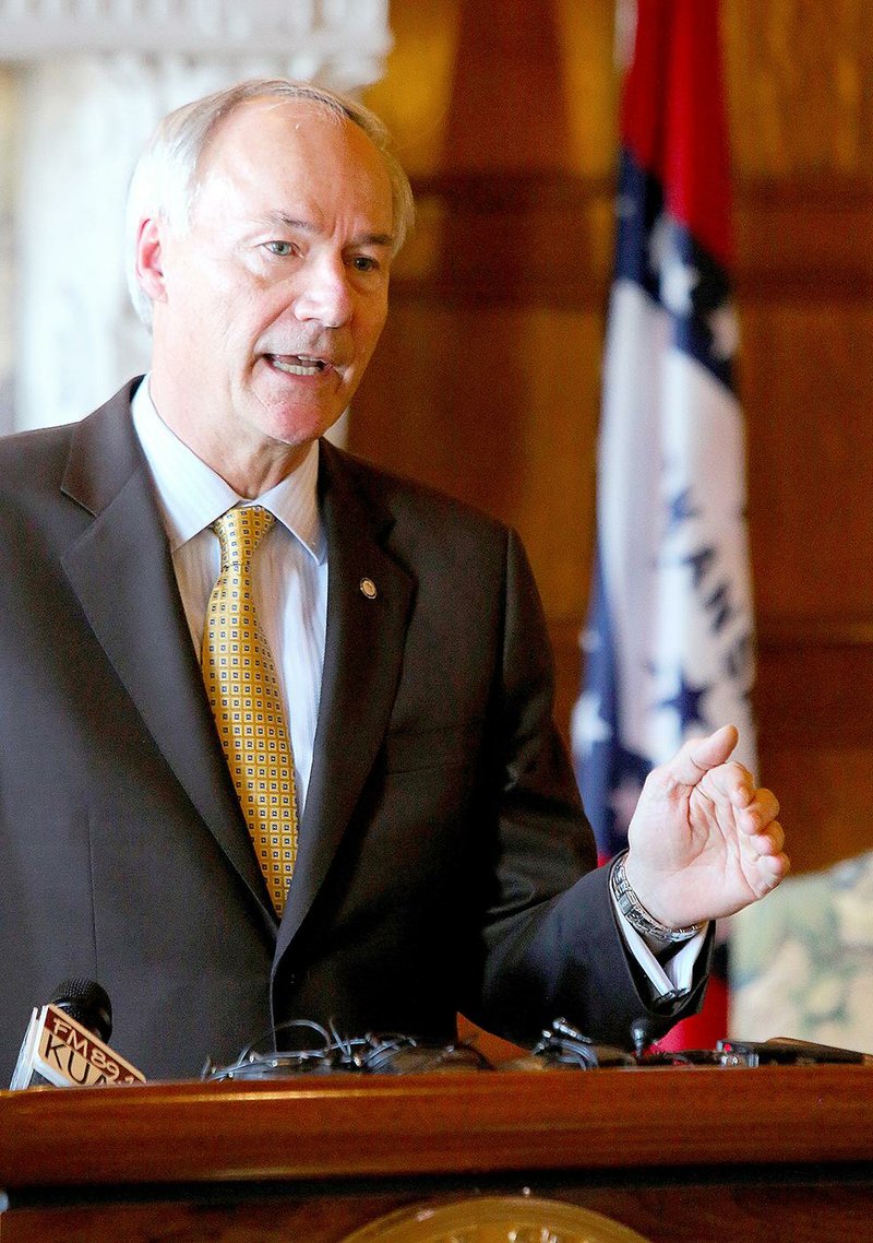 Arkansas Gov. Asa Hutchinson.