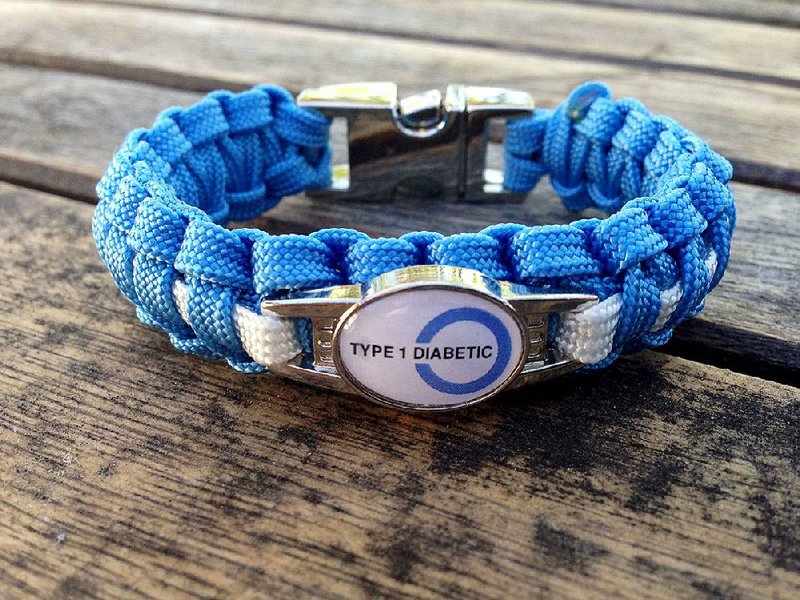 A Type 1 diabetic bracelet is just one of the offerings constructed by military veterans through Handmade By Heroes.