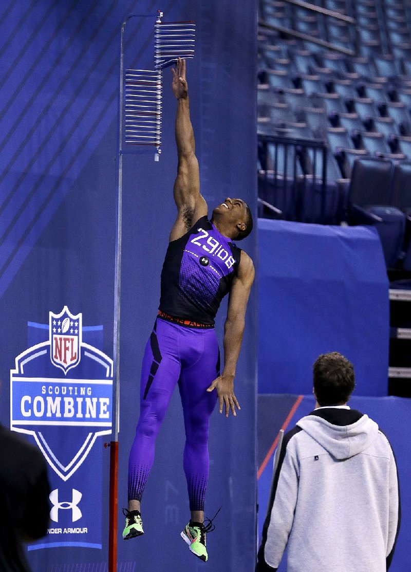 NFL combine: UConn CB Byron Jones sets broad jump record - Sports  Illustrated