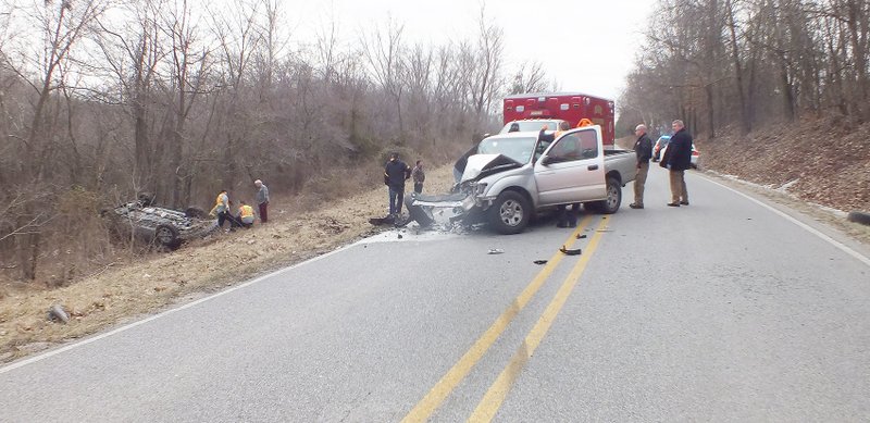 A wreck Tuesday in Benton County.