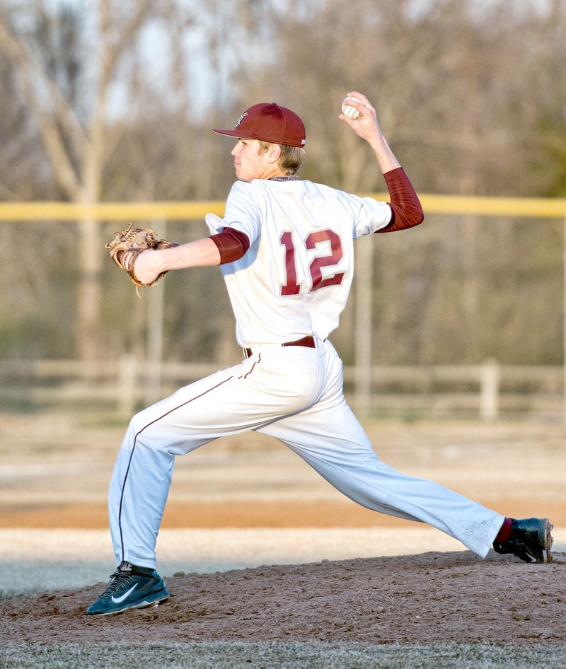 File photo Siloam Springs junior Zac Bolstad is projected to help the Panthers on the mound and in the infield in 2015.