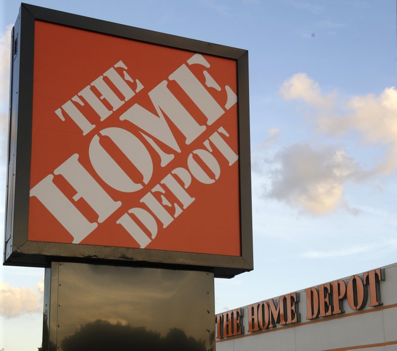 This Monday, Nov. 17, 2014 photo shows a Home Depot store is shown in Hialeah, Fla. Home Depot reports quarterly financial results before the market opens Tuesday, Feb. 24, 2015. 
