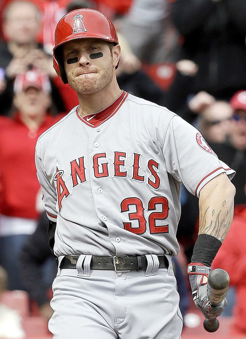 Los Angeles Angels left fielder Josh Hamilton was in New York on Wednesday to meet with Major League Baseball officials about a disciplinary issue. 