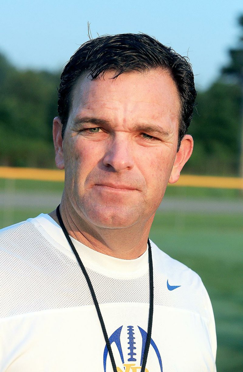 North Little Rock football Head Coach Brad Bolding.