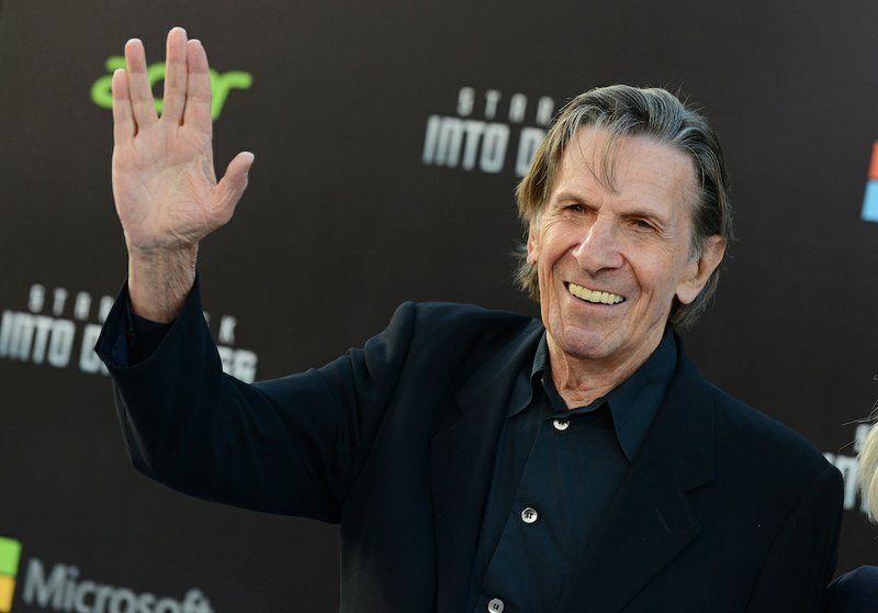 In this May 14, 2013, file photo, Leonard Nimoy arrives at the LA premiere of "Star Trek Into Darkness" at The Dolby Theater in Los Angeles. Nimoy, famous for playing officer Mr. Spock in “Star Trek” died Friday, Feb. 27, 2015, in Los Angeles of end-stage chronic obstructive pulmonary disease. He was 83. 