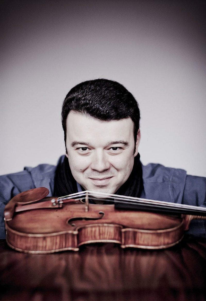 Violinist Vadim Gluzman will solo in the Brahms concerto with the Arkansas Symphony during the 2014-15 season.
