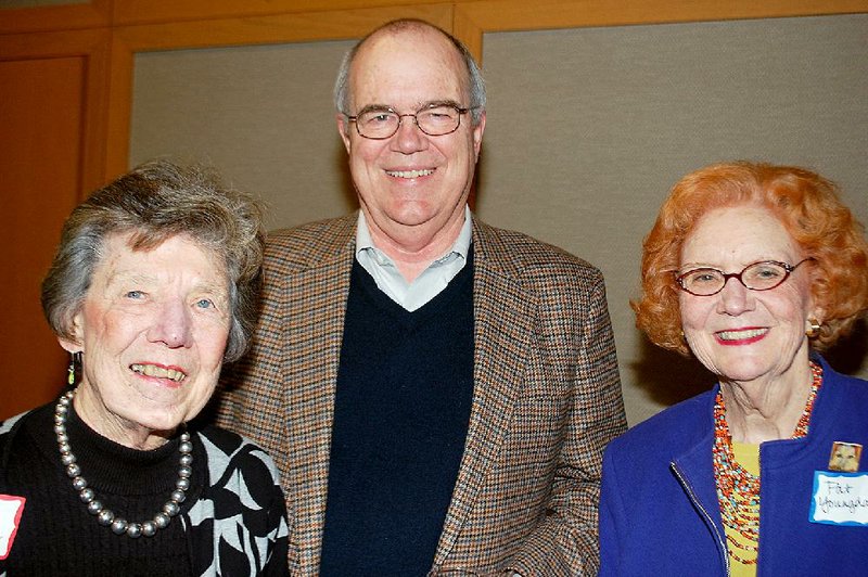 Central Arkansas Library System Director Bobby Roberts (shown center).