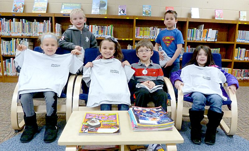 Submitted Photo PAWS students of the month for March at the Glenn Duffy Elementary School in Gravette are Piper Batie (Hiwasse), Jasper Sikes (Gravette), Addy Lawson (Bella Vista), Devin Ferguson (Gravette), Jack Collins (Bella Vista) and Addison Edgmon (Gravette).