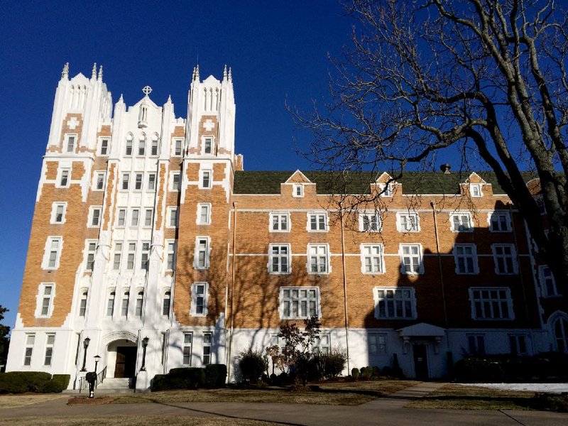 St. Scholastica Monastery, its first wing completed in 1924, is on the National Register of Historic Places. 