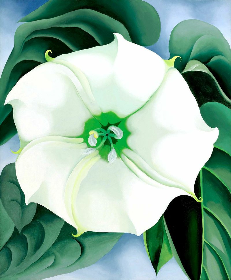 Crystal Bridges Museum of American Art in Bentonville acquired Jimson Weed/Flower No. 1 by Georgia O’Keeffe for $44.4 million, the highest price ever paid for a work by a female artist.