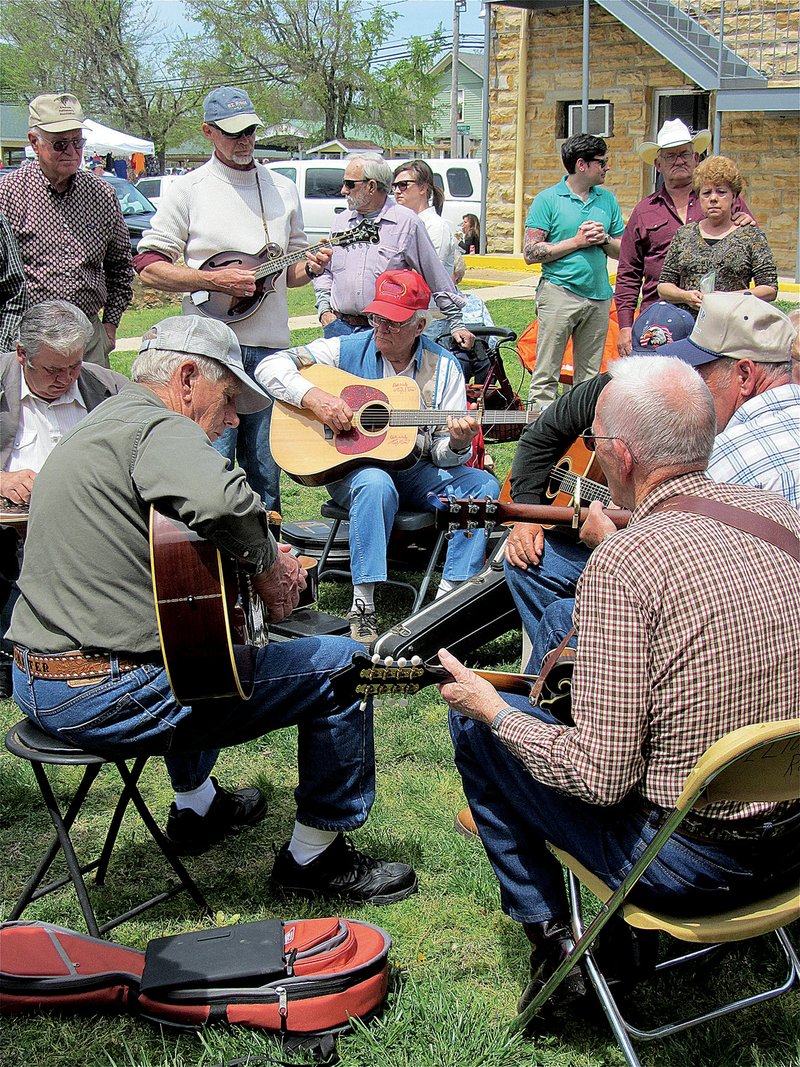 Downtown Mountain View bustles with musical fun during the annual Arkansas Folk Festival, scheduled for April 17-19. 