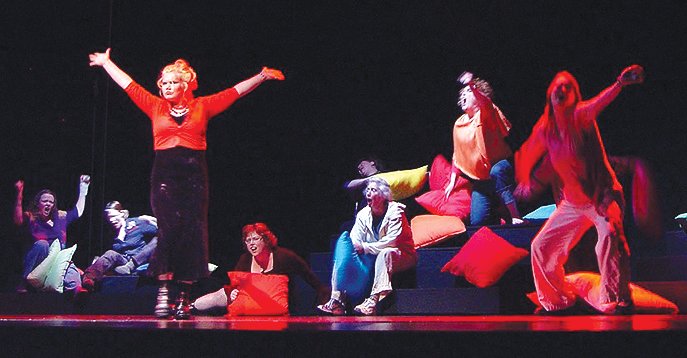 Photo Courtesy John Rankine The 2005 production of the &#8220;Vagina Monologues&#8221; will be revived this weekend at the Eureka Springs City Auditorium. Original cast members Robin Milam-Weinmann, Rae Hahn, Rebecca Hahn, Katrina Pumphrey and Becca Martin-Brown, will reprise their roles but are quick to say that although it&#8217;s the same show, the audience is in for a lot of surprises.