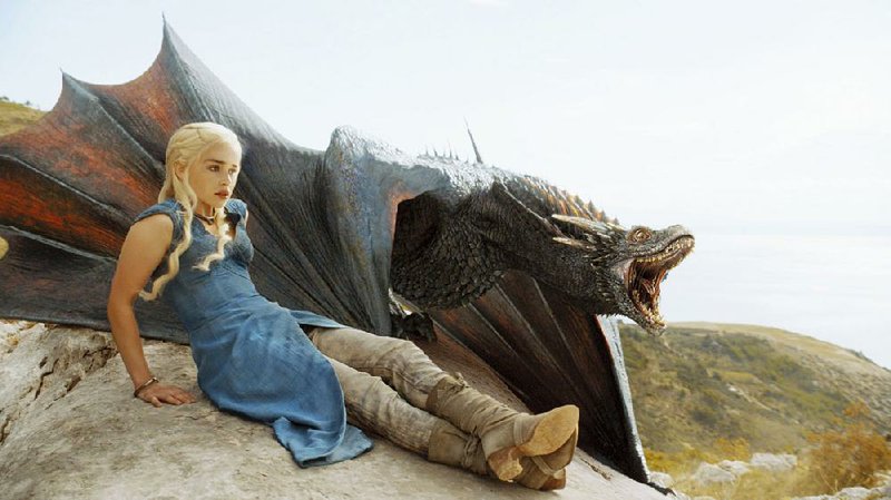 Game of Thrones stars Emilia Clarke as Daenerys Targaryen
