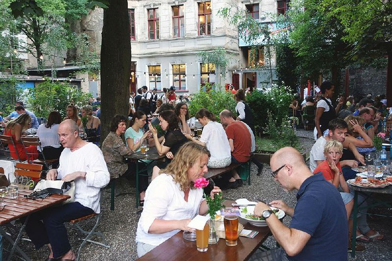 An economical beer-garden meal in Berlin will put you elbow to elbow with locals.
steves - cheap eats
