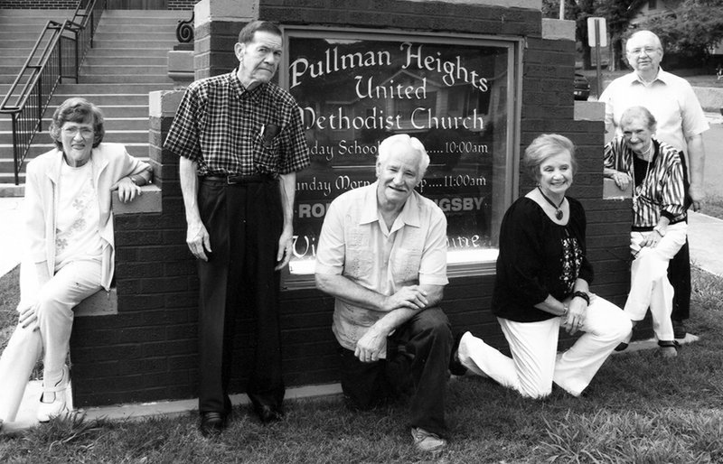 Submitted photo OLD-TIME RELIGION: Performers for the Pullman Heights old-time gospel singing include June Midkiff, left, George Daves, Buddy Midkiff, Peggy Barnett, Pauline Brown and Jay Campbell.