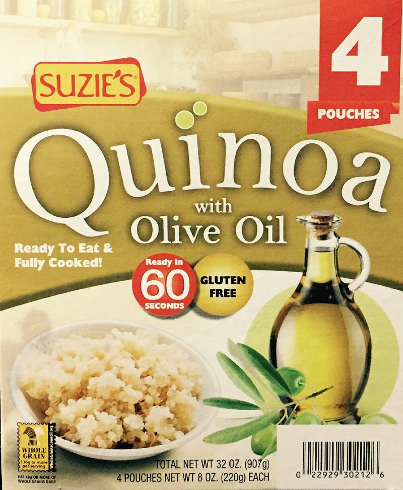 Arkansas Democrat-Gazette/JENNIFER CHRISTMAN
Suzie's Quinoa With Olive OIl for Jennifer Christman's Slim Pickings column.