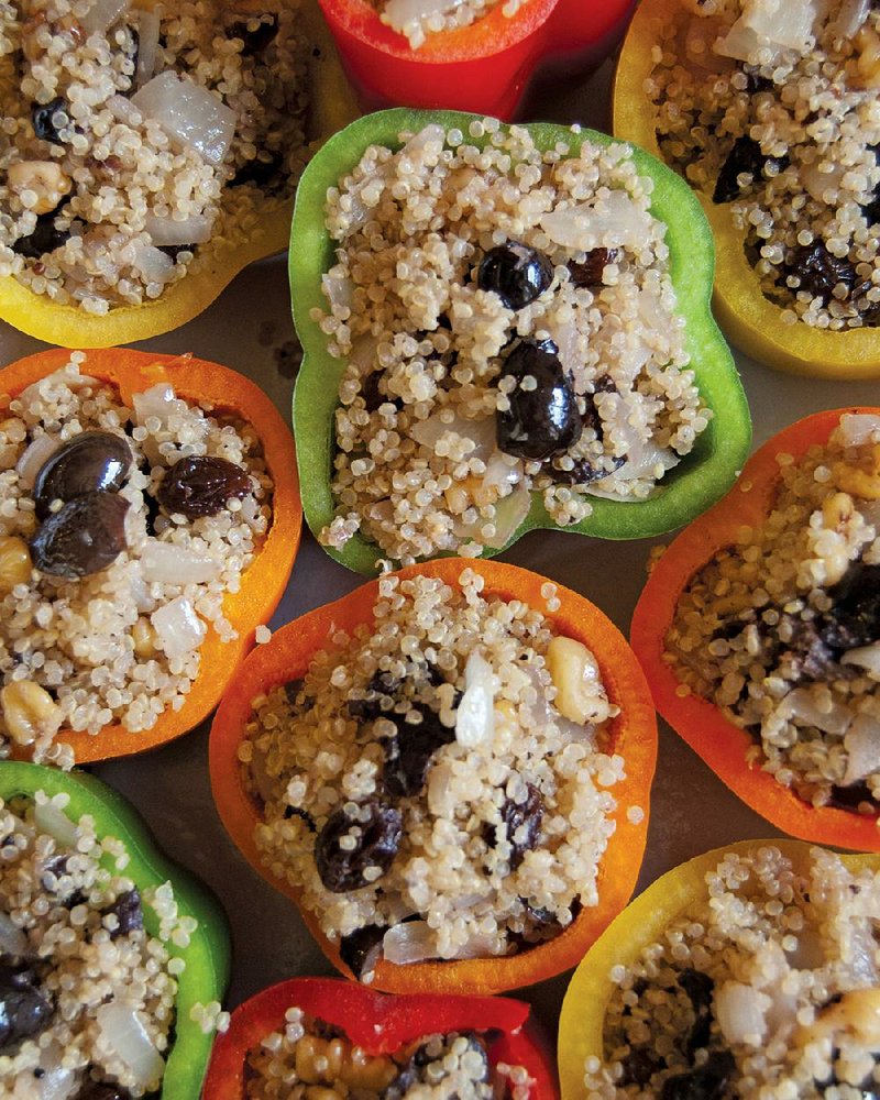 Quinoa-Stuffed Bell Peppers