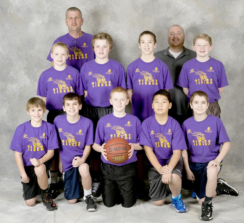 Photo submitted The Tigers, coached by Johnny Gray, earned the sportsmanship award of the sixth- through eighth-grade boys basketball league of the Boys and Girls Club of Western Benton County. Team members are: Cole Ellis, Nick Gray, Keutha Lor, Matthew Reynolds, Isaiah Bolinger, Jacob Brown, Jakob Elledge, Tevin Herrel and Oren Stafford.