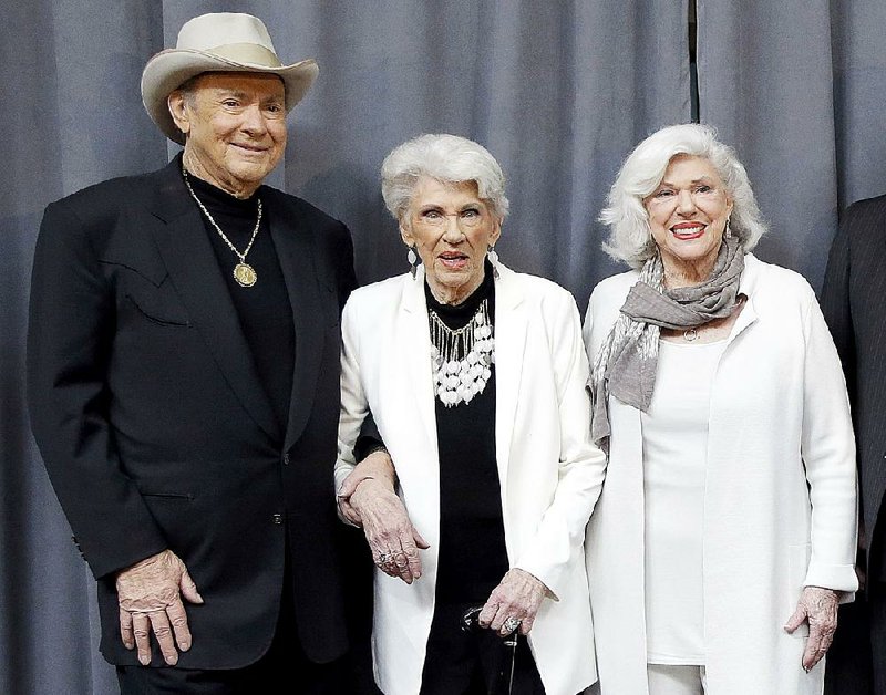 Jim Ed Brown (from left), Maxine Brown and Bonnie Brown — who made up the trio The Browns — were selected Wednesday for induction into the Country Music Hall of Fame in Nashville, Tenn.