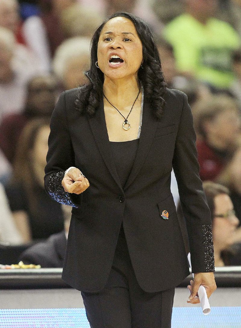 Dawn Staley (shown) and her top-seeded South Carolina Gamecocks earned a conveniently short trip for its NCAA Tournament Sweet 16 appearance.