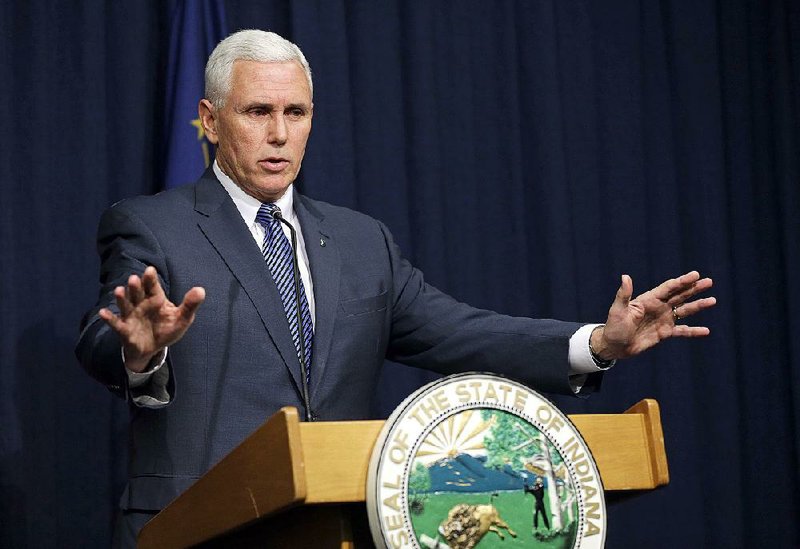 Indiana Gov. Mike Pence said Thursday that, despite his “reservations,” he is authorizing a needle-exchange program to stem HIV infections.