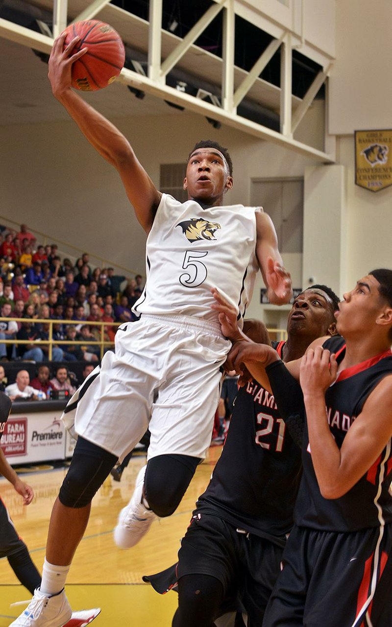 Bentonville’s Malik Monk averaged 26.9 points per game this season, including 50 against Chino Hills, Calif., and 45 against St. Louis Chaminade. 