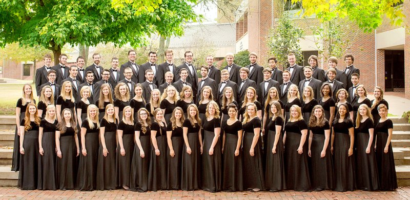 Photo submitted The John Brown University Cathedral Choir will be performing at 7:30 p.m. Tuesday, March 31, in the Berry Performing Arts Center on the campus of John Brown University.