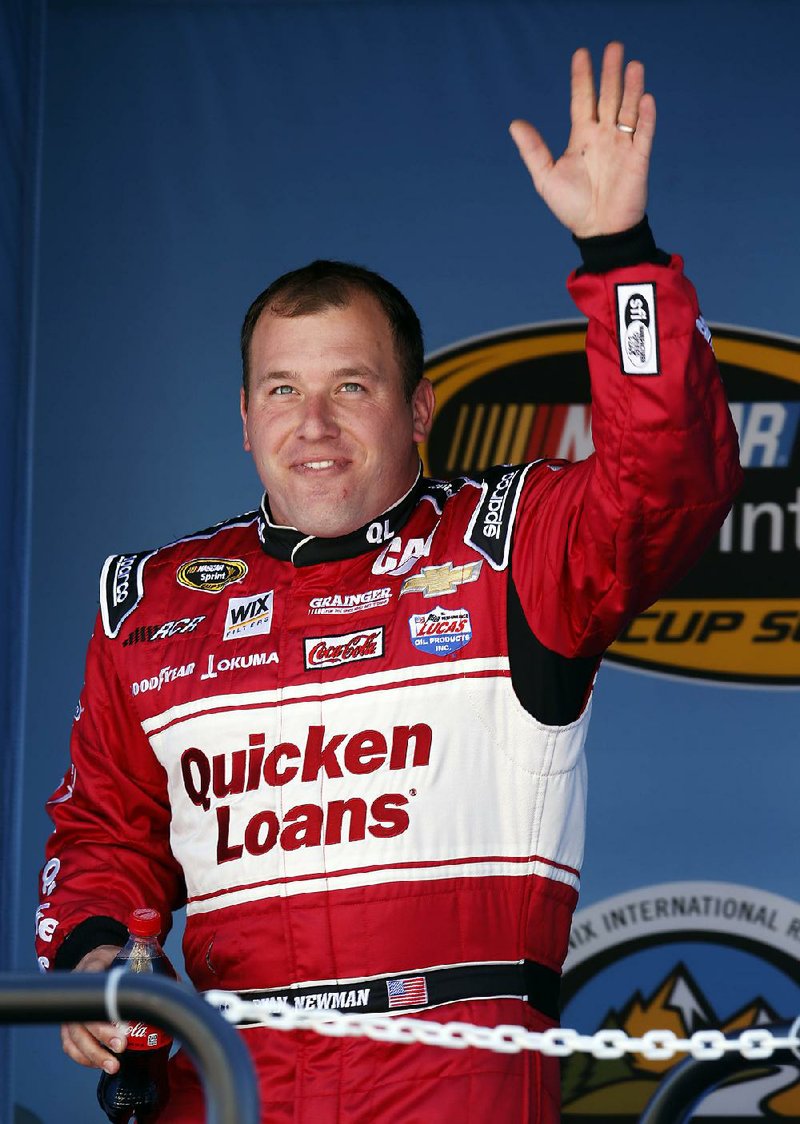 Ryan Newman before a NASCAR Sprint Cup Series auto race on Sunday, March 15, 2015, in Avondale, Ariz.  