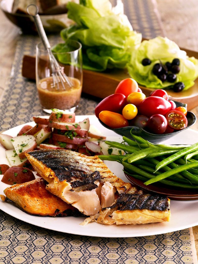 Grilled Arctic Char and Nicoise Salad 