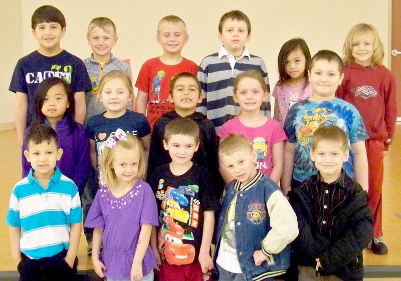 Submitted Photo Shining Stars at Gentry Primary School for the week of March 20 are: Kindergarten &#8212; Alexander Cordova, Sarah Sullins, Elijah Bostick, Zaden Lamphear, Jayden Bouyear and Audrey DeShane (absent); First Grade &#8212; Cecilia Xiong, Raley Dilbeck, Amelia Easley (absent), Jayden Knox, Sam Hillis and Marshall Keen; and Second Grade &#8212; Robert Odle, Dylan Dunn, Damian Harvey, Emilio Smith-Gomez, Cecilia Xiong and Samuel Jameson.