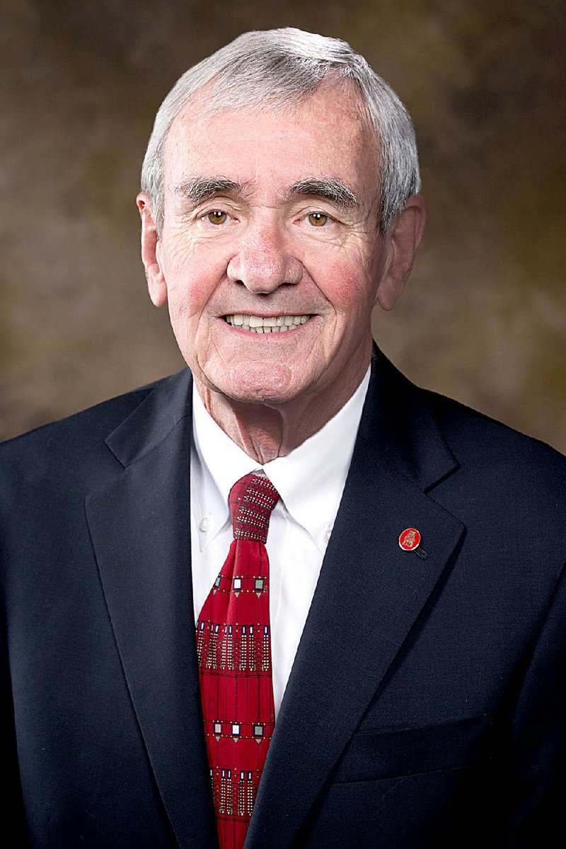 Special to the Arkansas Democrat-Gazette - 04/02/2015 - Dan Ferritor, a former chancellor at the University of Arkansas at Fayetteville, will serve as interim chancellor while the UA System searches for a permanent replacement for the retiring G. David Gearhart.