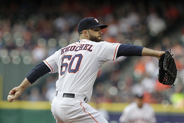 Houston Astros pitcher Dallas Keuchel (60) during game against the