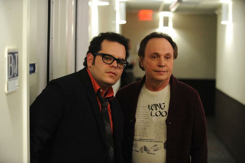 The FX series The Comedians stars Josh Gad (left) and Billy Crystal. The comedy debuts at 9 p.m. today.