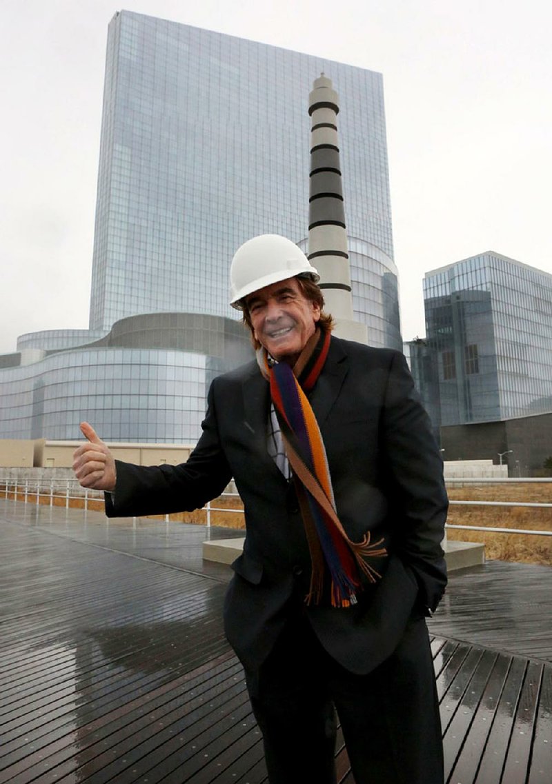 Glenn Straub stands outside the Revel casino-hotel, which he bought for $82 million, last week in Atlantic City, N.J. 