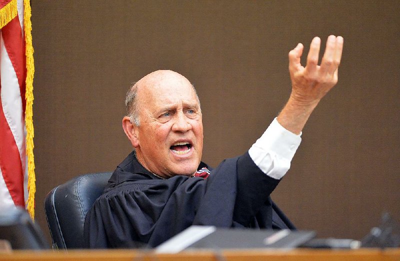 Fulton County Superior Court Judge Jerry Baxter describes how the three former educators were at the top of the chain Tuesday in Atlanta in a widespread conspiracy to inflate student scores on standardized tests. 