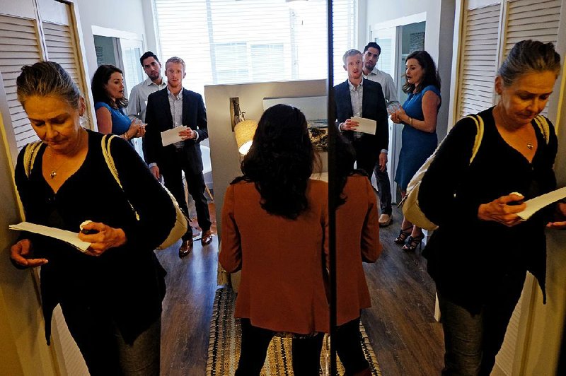 Apartment seekers tour a property last month at the Gibson Santa Monica, a new luxury apartment building in downtown Santa Monica, Calif. The average U.S. rent has risen 14 percent to $1,124 since 2010. 