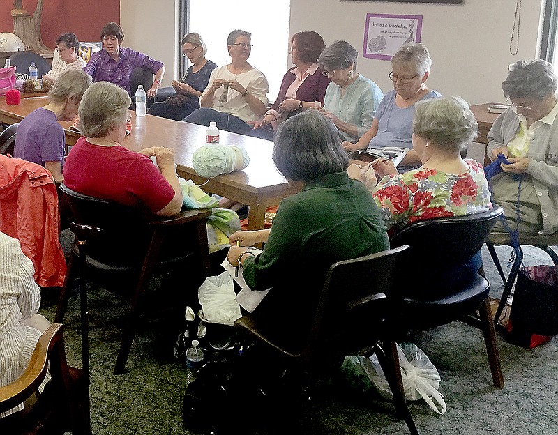 Submitted Last week there were 23 knitters and crocheters gathered in the library&#8217;s backroom. The group meets from 1 to 3 p.m. on Tuesdays.