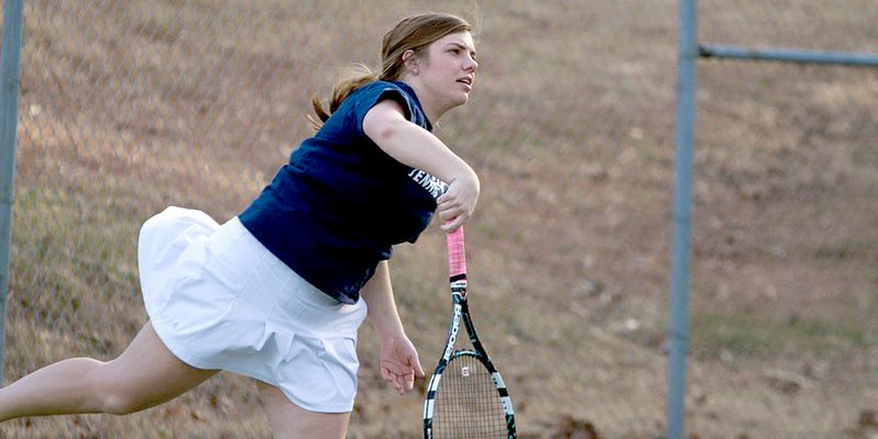 Photo courtesy of JBU Sports Information JBU women&#8217;s tennis player Clare Holden picked up a win at No. 6 singles last Friday against Central Christian (Kan.).