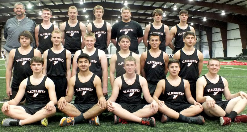 Blackhawk Track members include Clayton Brown, Levi Brown, Moizes Davilla, Tanner Flippo, Erik Gamez, Beau German, Eric Hankins, Shane Ivy, Ryan Jackson, Logan Johnson, Kody Losey, Dylan Luker, Jesus Munoz, Blake Noland, Joseph Ortiz, Tyler Randal, Chris Sandecki, Hunter Shackelford, Nathan Spencer, Jacob Torres, Jared Woollard and Kyle Hylton. Coach is James Ortiz.