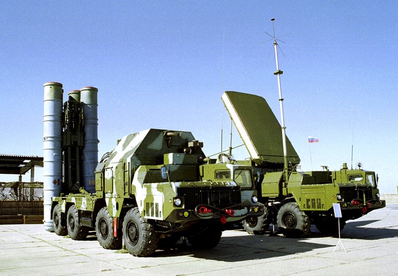 In this undated file photo a Russian S-300 anti-aircraft missile system is on display at an undisclosed location in Russia. The Kremlin says Russia has lifted its ban on the delivery of a sophisticated air defense missile system to Iran. Russia signed the $800 million contract to sell Iran the S-300 missile system in 2007, but later suspended their delivery because of strong objections from the United States and Israel. The decree signed Monday, April 13, 2015, by President Vladimir Putin allows for the delivery of the missiles.