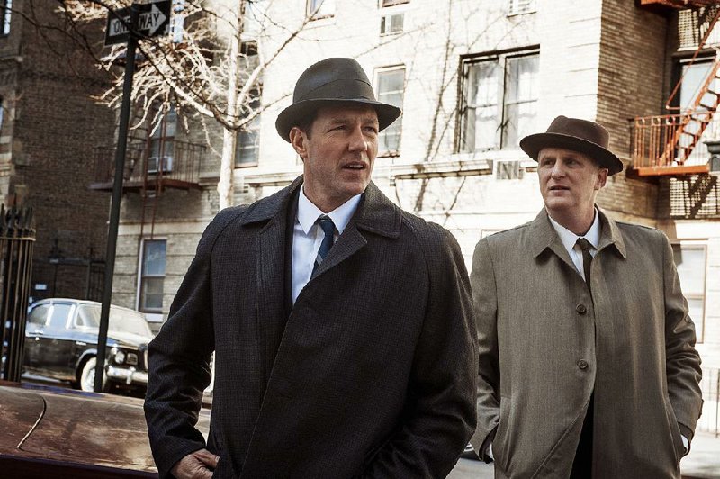 TNT’s Public Morals debuts this summer and stars Edward Burns (left) and Michael Rapaport as New York cops in the 1960s.