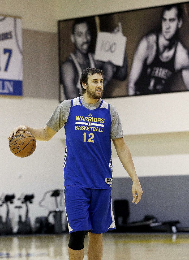 Andrew Bogut and the Golden State Warriors face the New Orleans Pelicans today in the first round of the NBA playoffs. 